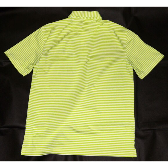 Masters Tech Men's Performance Short Sleeve Golf Polo Striped Shirt‎ Size Medium - Picture 3 of 8